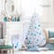 Costway 5ft. Unlit White Artificial Christmas Tree with Stand